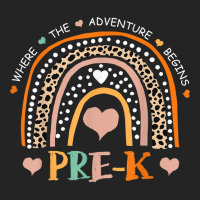 Leopard Rainbow Pre K Where The Adventure Begins T Shirt 3/4 Sleeve Shirt | Artistshot