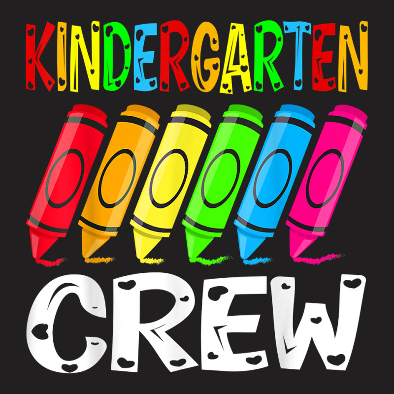 Kindergarten Crew Back To School Crayon Teacher Student T Shirt T-shirt | Artistshot