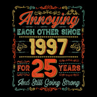 Vintage 25th Anniversary Wedding 25 Years Of Marriage 1997 T Shirt Men's 3/4 Sleeve Pajama Set | Artistshot