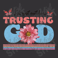 Religious Jesus Christian I'm Just Out Here Trusting God Character Vid Vintage Short | Artistshot