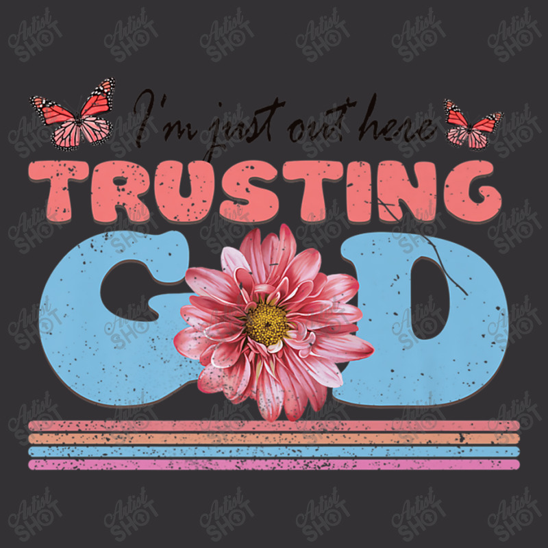 Religious Jesus Christian I'm Just Out Here Trusting God Character Vid Vintage Short by Aria-Proctor | Artistshot