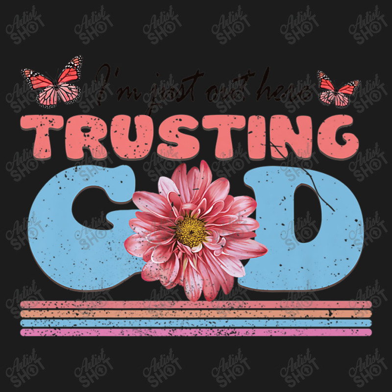 Religious Jesus Christian I'm Just Out Here Trusting God Character Vid Hoodie & Jogger set by Aria-Proctor | Artistshot