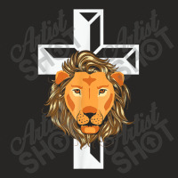 Religious Jesus Christian Lion Church Lord Games Characters Ladies Fitted T-shirt | Artistshot