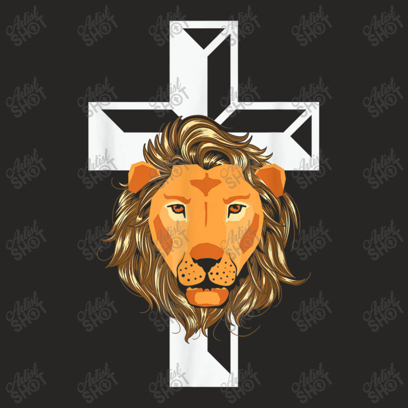 Religious Jesus Christian Lion Church Lord Games Characters Ladies Fitted T-Shirt by Aria-Proctor | Artistshot