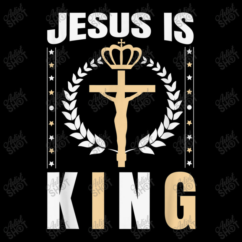 Religious Jesus Is King Christian Church Lord Believer Gifts Men Adjustable Cap by Aria-Proctor | Artistshot