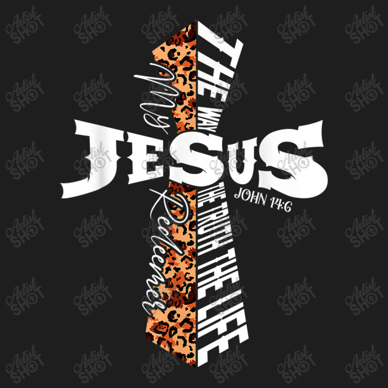 Retro Leopard Cross Christian Quote Bible Verse Religious Music Retro Classic T-shirt by Aria-Proctor | Artistshot