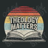 Retro Vintage Theology Matters Reformed Christian Characters Video Gam Women's Triblend Scoop T-shirt | Artistshot