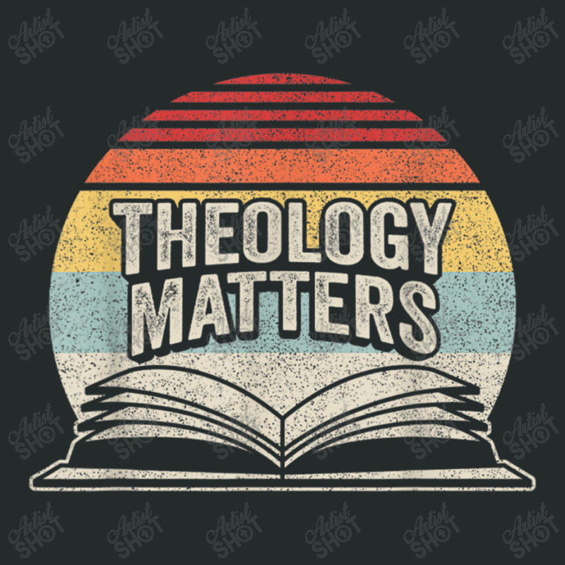 Retro Vintage Theology Matters Reformed Christian Characters Video Gam Women's Triblend Scoop T-shirt by Aria-Proctor | Artistshot