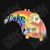 Take No Shit! Faded Style 80s Rainbow Meme Design   Nihilist Memes Baby Beanies | Artistshot