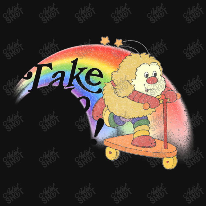 Take No Shit! Faded Style 80s Rainbow Meme Design   Nihilist Memes Baby Beanies by tusiamiur | Artistshot