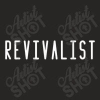 Revivalist Text Christian American Charismatic Pentecostal Art Ladies Fitted T-shirt | Artistshot