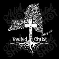 Rooted In Christ - Christian Cross Faith Saying Tree Roots Funny Gifts Men's Long Sleeve Pajama Set | Artistshot