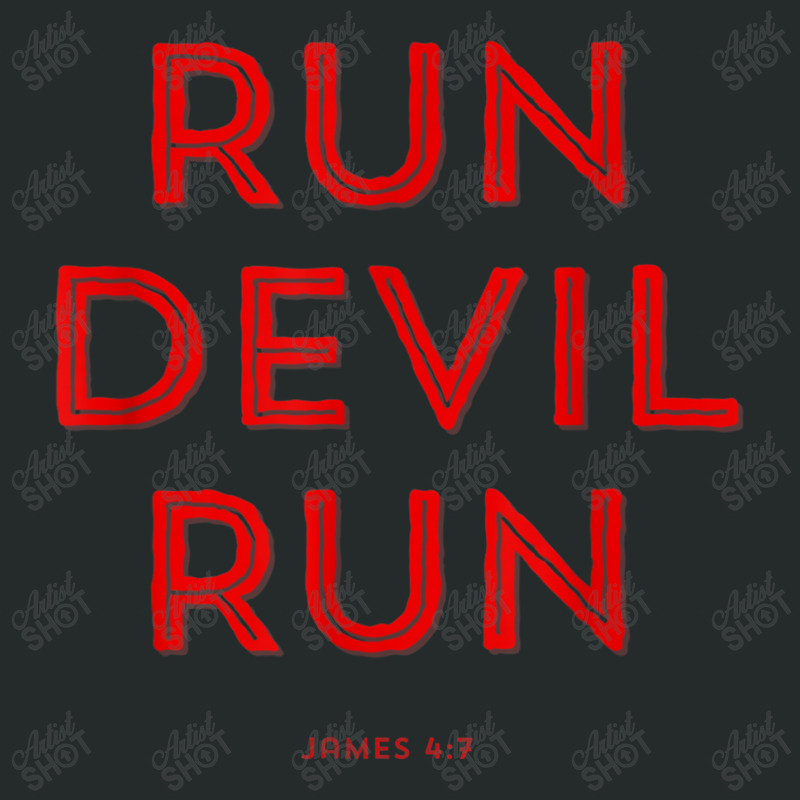 Run Devil Run James 47 Bible Music Vintage Retro Women's Triblend Scoop T-shirt by Aria-Proctor | Artistshot