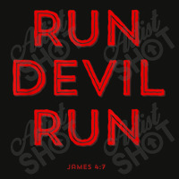 Run Devil Run James 47 Bible Music Vintage Retro Scorecard Crop Tee | Artistshot