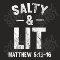 Salty & Lit Matthew 513-16 Character Videogames Ladies Fitted T-shirt | Artistshot