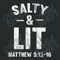 Salty & Lit Matthew 513-16 Character Videogames Women's Triblend Scoop T-shirt | Artistshot