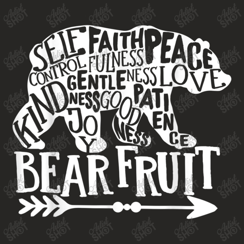 Self Control Faithfulness Peace Bear Fruit Christian Faith Mens Funny Ladies Fitted T-Shirt by Aria-Proctor | Artistshot