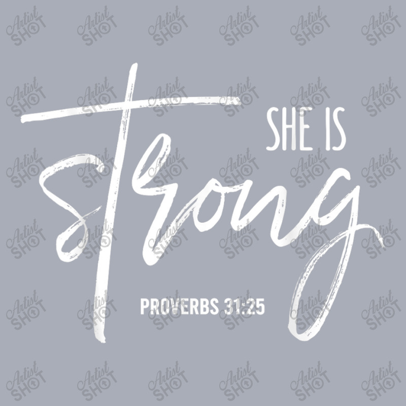 She Is Strong Shirt Proverbs 3125 Bible Verse Christian Funny Gifts Tank Dress by Aria-Proctor | Artistshot