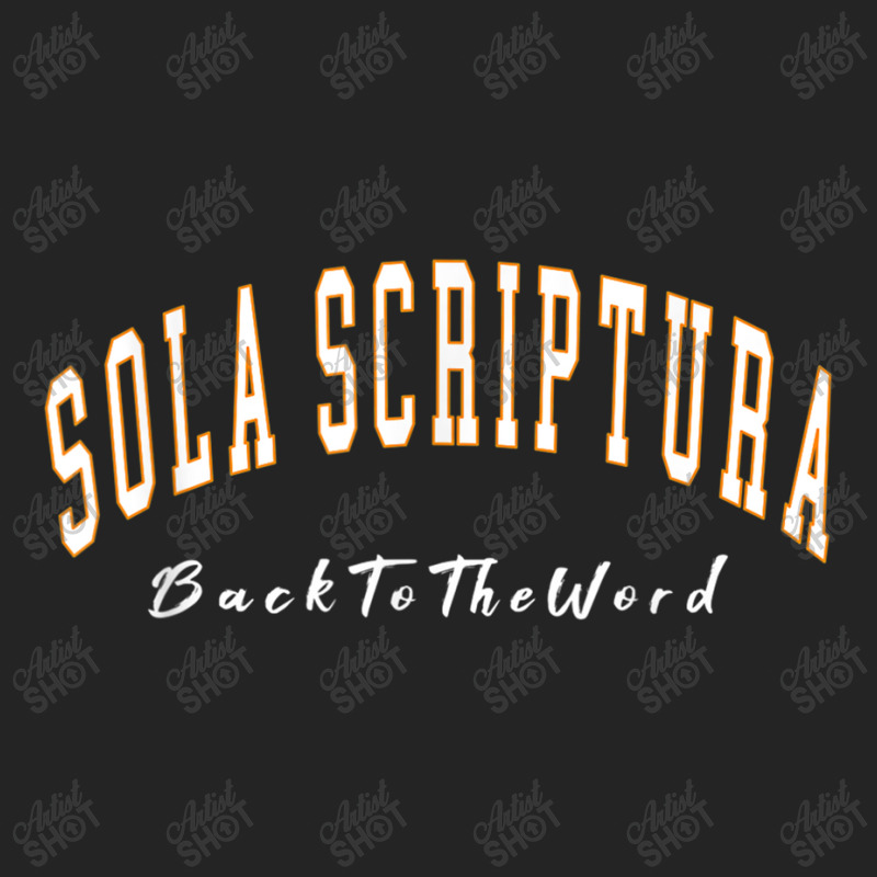 Sola Scriptura Christian Back To The Word Of Bible Gifts Women 3/4 Sleeve Shirt by Aria-Proctor | Artistshot