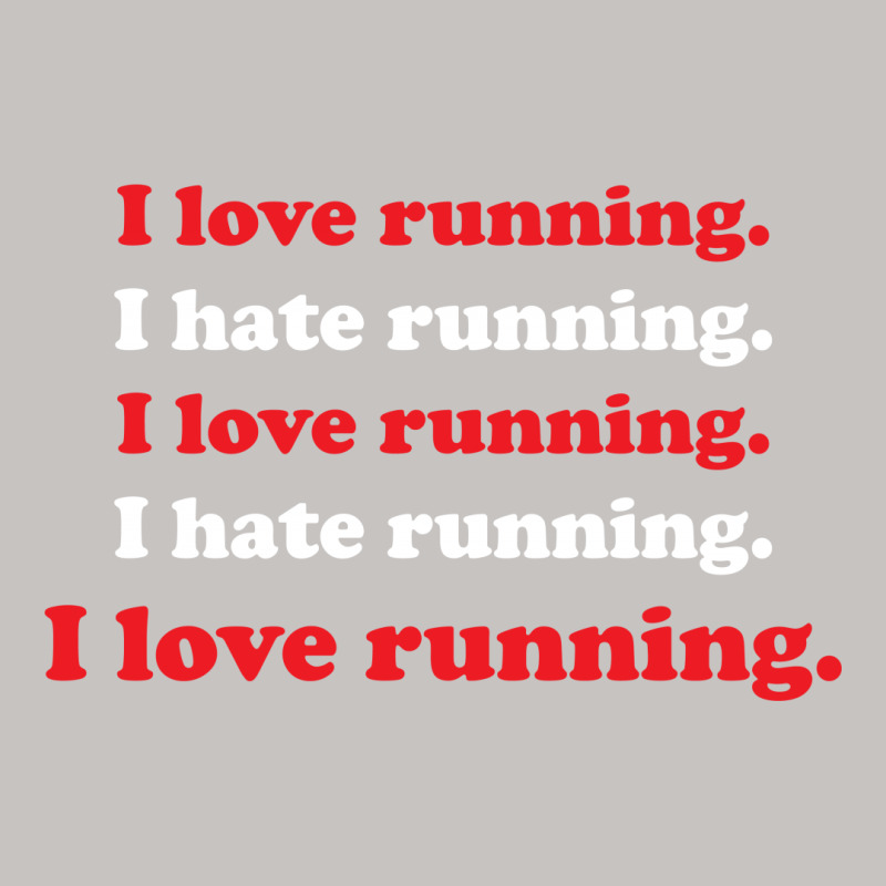 I Love Running I Hate Running Long Sleeve Baby Bodysuit | Artistshot