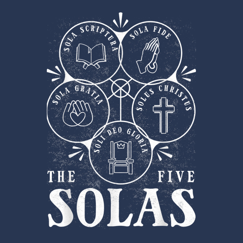 Sola Scriptura   Protestant, Christian Reformation, 5 Solas T Shirt Men Denim Jacket | Artistshot