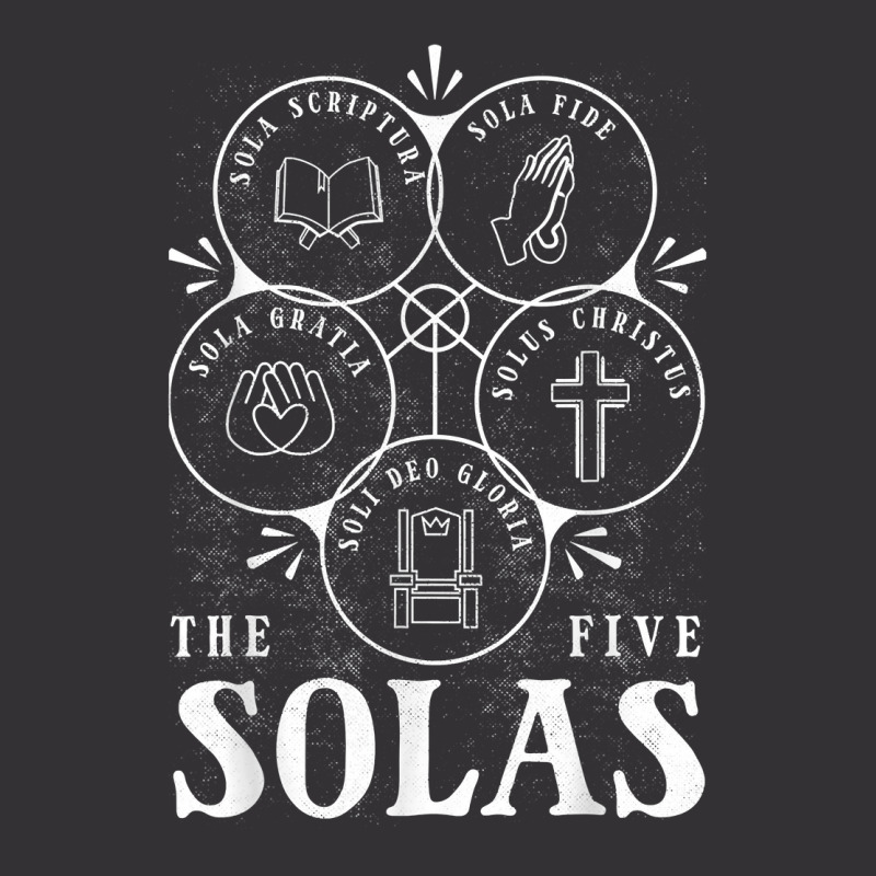 Sola Scriptura   Protestant, Christian Reformation, 5 Solas T Shirt Vintage Short | Artistshot