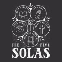 Sola Scriptura   Protestant, Christian Reformation, 5 Solas T Shirt Vintage Hoodie And Short Set | Artistshot