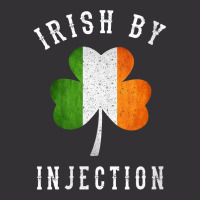 Womens Funny Irish By Injections T Shirt   St Patricks Day Gift V Neck Vintage Short | Artistshot