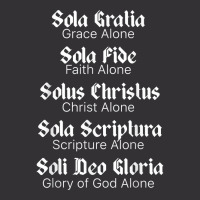 Five Solas T Shirt Reformed Christians Protestant Theology Vintage Hoodie | Artistshot