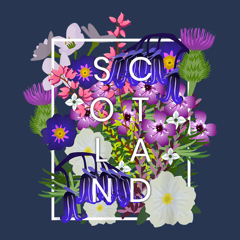 Flowers Of Scotland Word Art   Scottish Pride T Shirt Men Denim Jacket by gehriglyssy | Artistshot