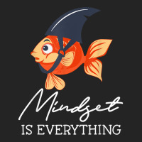 Everything Is Mindset Shark Fin Goldfish Motivational Quote T Shirt 3/4 Sleeve Shirt | Artistshot