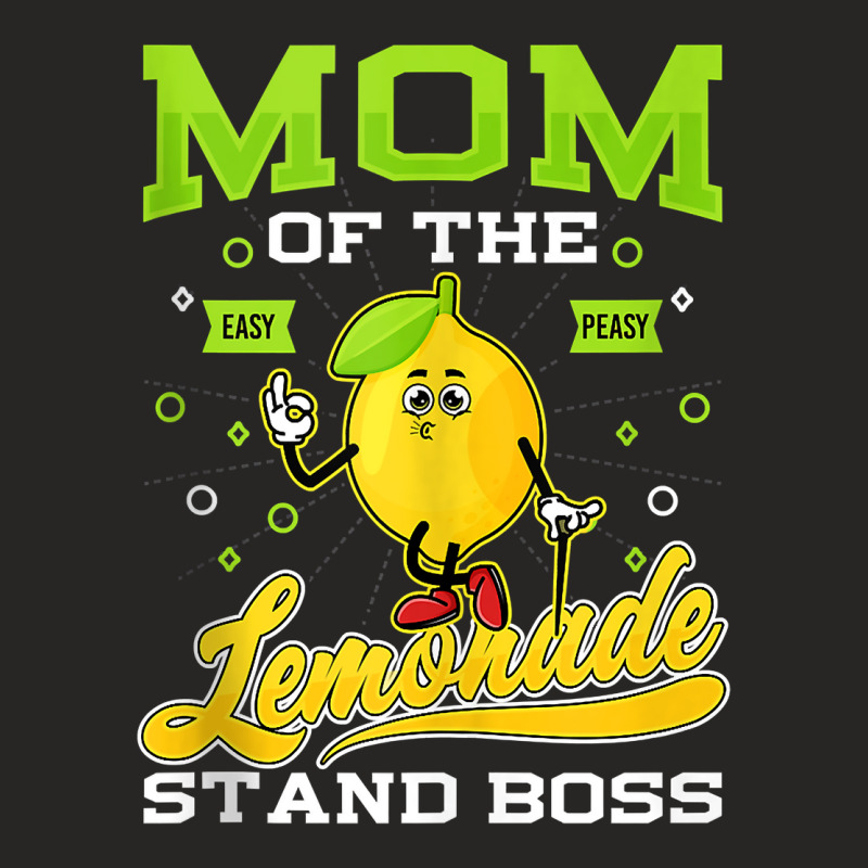 Mom Of Lemonade Stand Boss Funny Lemon Selling Tank Top Ladies Fitted T-Shirt by diles | Artistshot