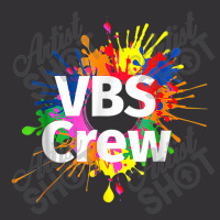 Vbs 2022 Crew Vacation Bible School Paint Splatter Animations Characte Vintage Short | Artistshot