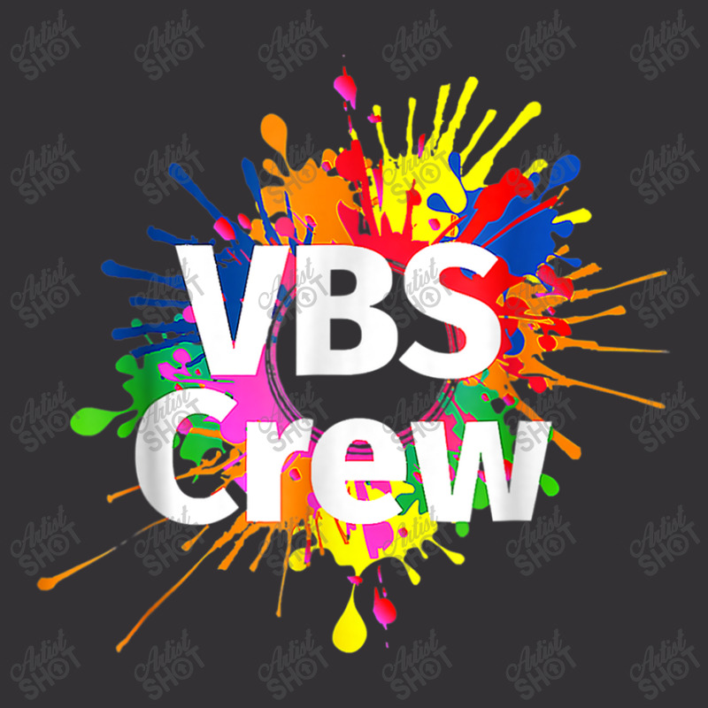 Vbs 2022 Crew Vacation Bible School Paint Splatter Animations Characte Vintage Short by Aria-Proctor | Artistshot