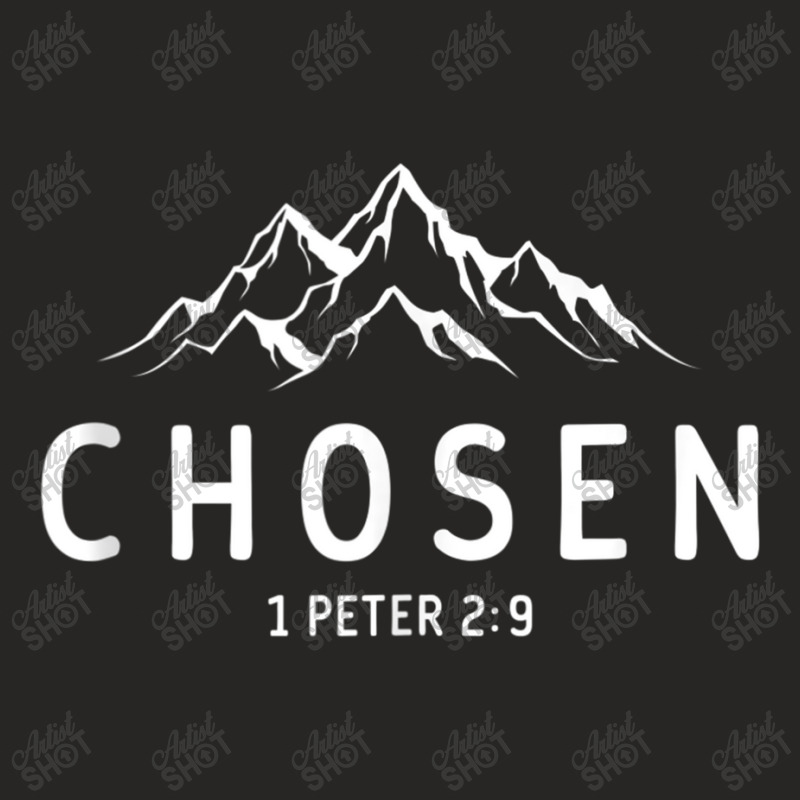 Vintage Chosen Bible Verse 1 Peter 29 Christian Religious Day Gift Ladies Fitted T-Shirt by Aria-Proctor | Artistshot