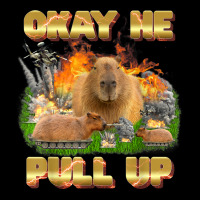 Okay He Pull Up Tee Capybara Fire Tee Capybara Lover Gift T Shirt Men's Long Sleeve Pajama Set | Artistshot