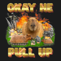 Okay He Pull Up Tee Capybara Fire Tee Capybara Lover Gift T Shirt Hoodie & Jogger Set | Artistshot