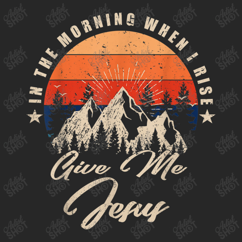 Vintage Mountain, In The Morning When I Rise Give Me Jesus Music Vinta Men's T-shirt Pajama Set | Artistshot