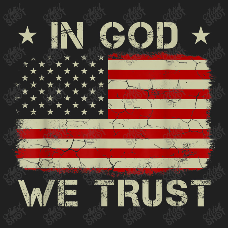 Vintage Old American Flag In God We Trust Christian Vintage Ladies Polo Shirt by Aria-Proctor | Artistshot