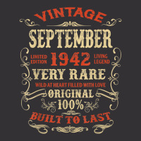 Vintage 80 Years Old September 1942 80th Bday Gift Idea T Shirt Vintage Hoodie | Artistshot