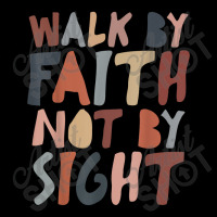 Walk By Faith Not By Sight Aesthetic Christian For Men Women Women's V-neck T-shirt | Artistshot