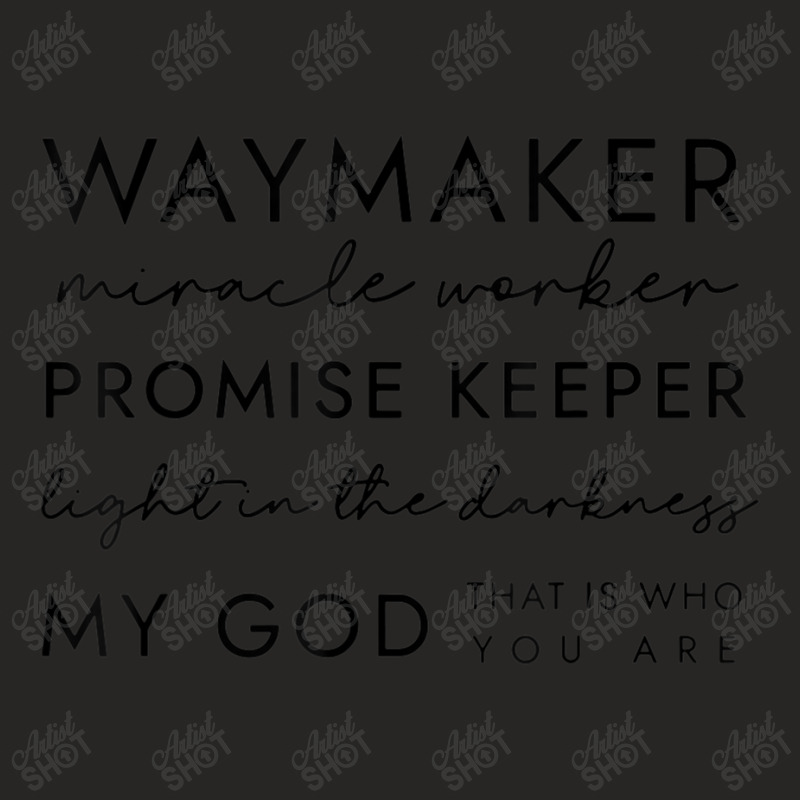 Waymaker Miracle Worker Promise Keeper Christian Faith Women Funny Gif Ladies Fitted T-Shirt by Aria-Proctor | Artistshot