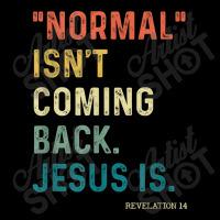 Normal Isn't Coming Back But Jesus Is Revelation 14 Costume Pocket T-shirt | Artistshot