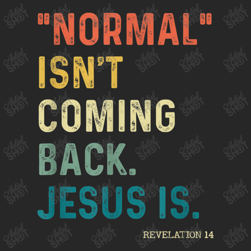 Normal Isn't Coming Back But Jesus Is Revelation 14 Costume Men's T-shirt Pajama Set by TyDesign | Artistshot