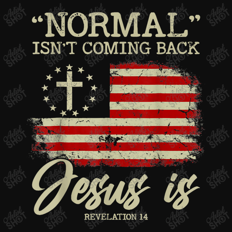 Normal Isn't Coming Back But Jesus Is Revelation 14 Costume Crop Top by TyDesign | Artistshot