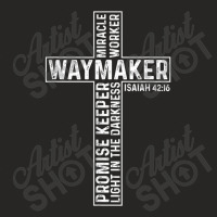 Waymaker Promise Keeper Miracle Worker Christian Retro Ladies Fitted T-shirt | Artistshot