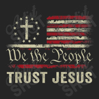 We The People Trust Jesus - Usa Flag Christian Patriotic Music Retro Unisex Hoodie | Artistshot