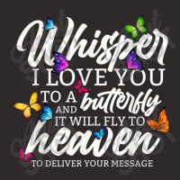 Whisper I Love You - Butterfly And Religious Painting Racerback Tank | Artistshot