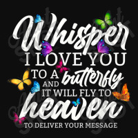 Whisper I Love You - Butterfly And Religious Painting Crop Top | Artistshot