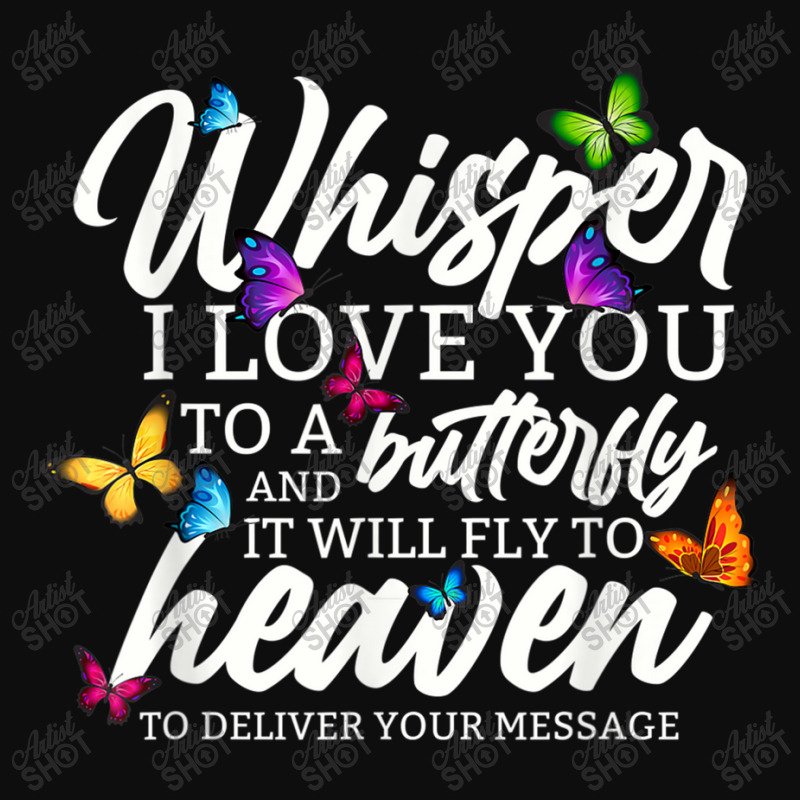 Whisper I Love You - Butterfly And Religious Painting Crop Top by Aria-Proctor | Artistshot